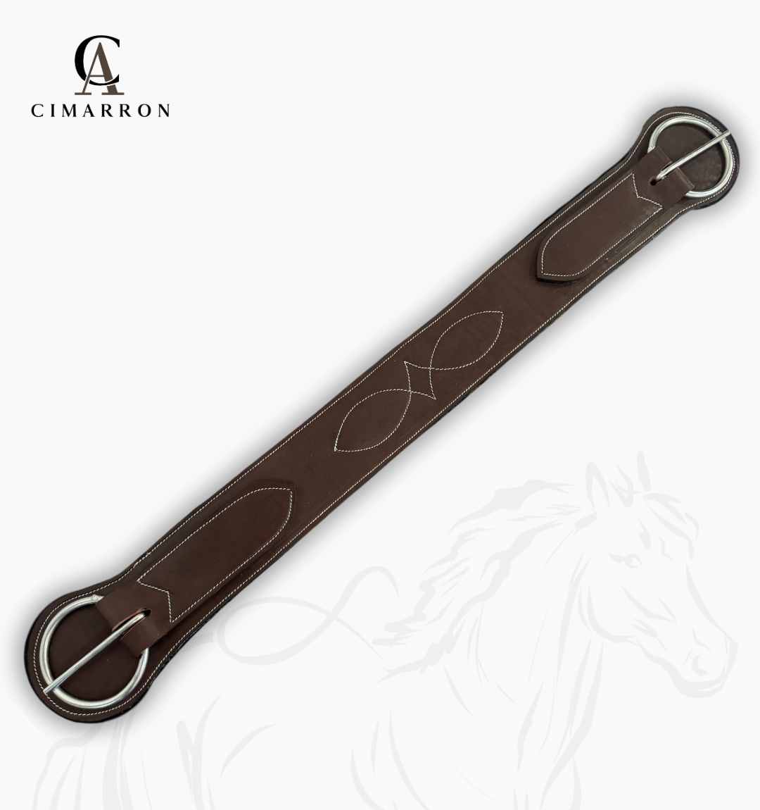 Cincho de Piel Liso Cimarron